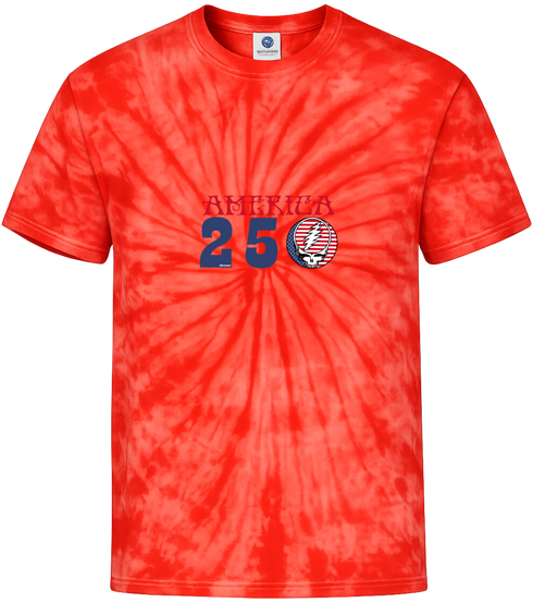 America 250 Stealie Tie-Dye T-Shirt