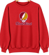 Rhode Island Stealie Premium Unisex Crewneck — Design: Rhode Island College — Red