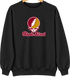 Rhode Island Stealie Premium Unisex Crewneck — Design: Rhode Island College — Black