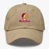 Rhode Island Stealie Premium Unisex Dad Hat — Design: Rhode Island College — Khaki