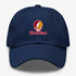 Rhode Island Stealie Premium Unisex Dad Hat — Design: Rhode Island College — Navy