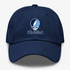 Rhode Island Stealie Premium Unisex Dad Hat — Design: Rhode Island University of — Navy