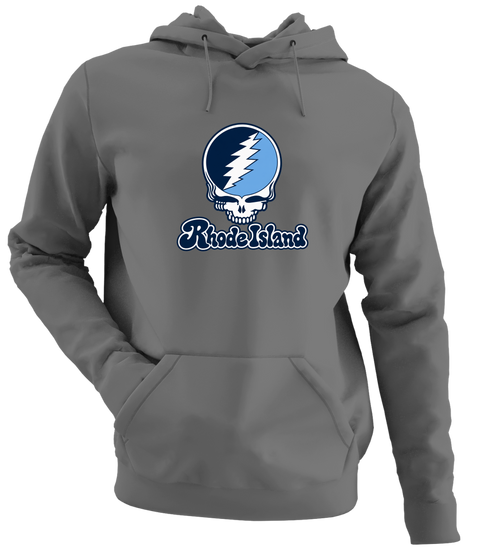 Rhode Island Stealie Premium Unisex Hoodie — Design: Rhode Island University of — Charcoal