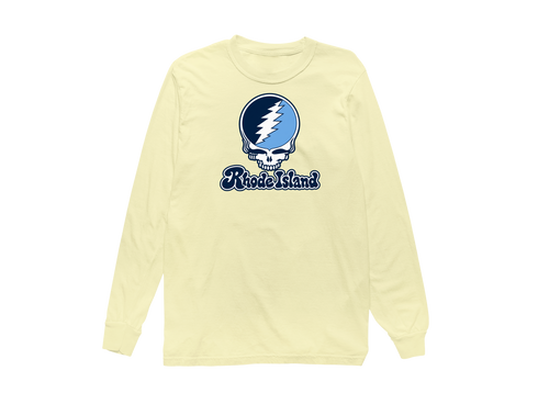Rhode Island Stealie Premium Unisex Long-Sleeve — Design: Rhode Island University of — Butter