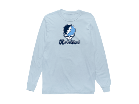 Rhode Island Stealie Premium Unisex Long-Sleeve — Design: Rhode Island University of — Chambray