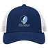 Rhode Island Stealie Premium Unisex Trucker Cap — Design: Rhode Island University of — Navy/White