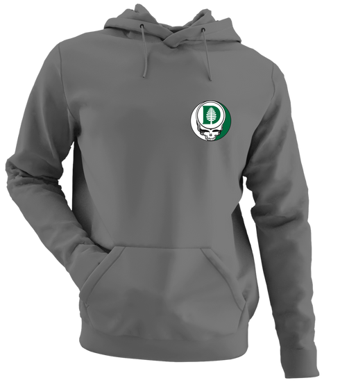 Dartmouth Tree - Premium Grateful Dead Left Chest Hoodie - Charcoal