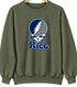 Rice Stealie Premium Unisex Crewneck — Design: Rice University — Military Green