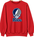 Rice Stealie Premium Unisex Crewneck — Design: Rice University — Red