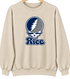 Rice Stealie Premium Unisex Crewneck — Design: Rice University — Sand