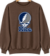 Rice Stealie Premium Unisex Crewneck — Design: Rice University — Brown