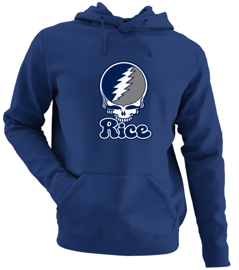 Rice Stealie Premium Unisex Hoodie — Design: Rice University — Navy
