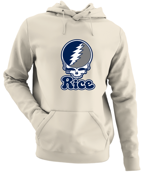 Rice Stealie Premium Unisex Hoodie — Design: Rice University — Sand