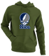 Rice Stealie Premium Unisex Hoodie — Design: Rice University — Military Green