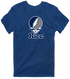 Rice Stealie Premium Unisex T-Shirt — Design: Rice University — Navy