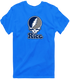 Rice Stealie Premium Unisex T-Shirt — Design: Rice University — Royal