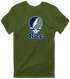 Rice Stealie Premium Unisex T-Shirt — Design: Rice University — Military Green