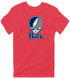 Rice Stealie Premium Unisex T-Shirt — Design: Rice University — Heather Red