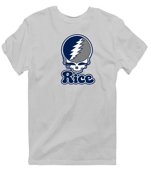 Rice Stealie Premium Unisex T-Shirt — Design: Rice University — Sport Grey