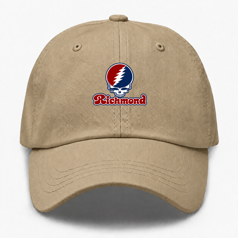 Richmond Stealie Premium Unisex Dad Hat — Design: Richmond University of — Khaki