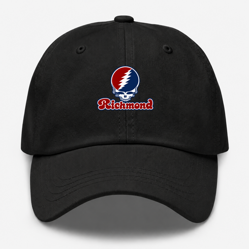 Richmond Stealie Premium Unisex Dad Hat — Design: Richmond University of — Black