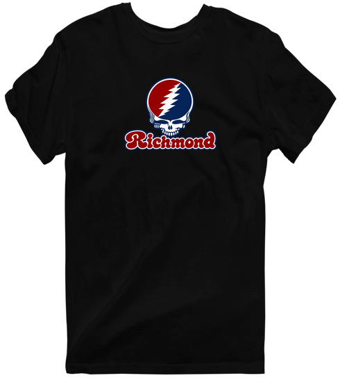 Richmond Stealie Premium Unisex T-Shirt — Design: Richmond University of — Black