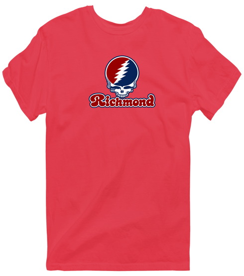Richmond Stealie Premium Unisex T-Shirt — Design: Richmond University of — Heather Red