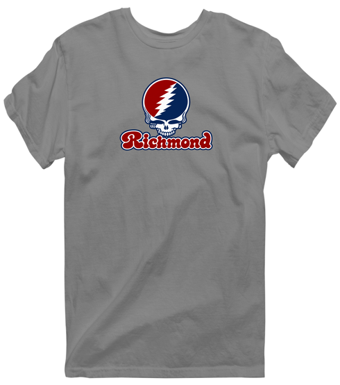 Richmond Stealie Premium Unisex T-Shirt — Design: Richmond University of — Dark Heather