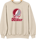 Rider Stealie Premium Unisex Crewneck — Design: Rider University — Sand