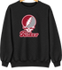 Rider Stealie Premium Unisex Crewneck — Design: Rider University — Black