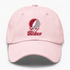 Rider Stealie Premium Unisex Dad Hat — Design: Rider University — Pink