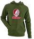Rider Stealie Premium Unisex Hoodie — Design: Rider University — Military Green