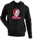 Rider Stealie Premium Unisex Hoodie — Design: Rider University — Black