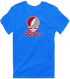 Rider Stealie Premium Unisex T-Shirt — Design: Rider University — Royal