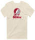 Rider Stealie Premium Unisex T-Shirt — Design: Rider University — Sand