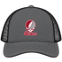 Rider Stealie Premium Unisex Trucker Cap — Design: Rider University — Charcoal/Black