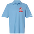 Rider Stealie Premium Unisex Polo — Design: Rider University — Blue