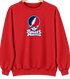 Robert Morris Stealie Premium Unisex Crewneck — Design: Robert Morris University — Red