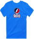 Robert Morris Stealie Premium Unisex T-Shirt — Design: Robert Morris University — Royal