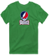 Robert Morris Stealie Premium Unisex T-Shirt — Design: Robert Morris University — Irish Green