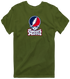 Robert Morris Stealie Premium Unisex T-Shirt — Design: Robert Morris University — Military Green