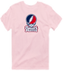 Robert Morris Stealie Premium Unisex T-Shirt — Design: Robert Morris University — Light Pink