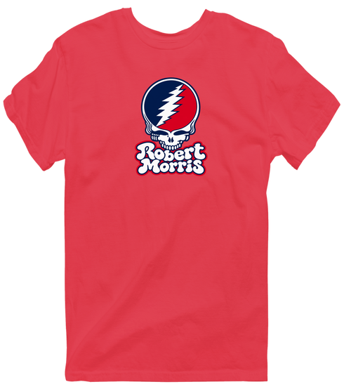 Robert Morris Stealie Premium Unisex T-Shirt — Design: Robert Morris University — Heather Red