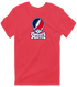 Robert Morris Stealie Premium Unisex T-Shirt — Design: Robert Morris University — Heather Red