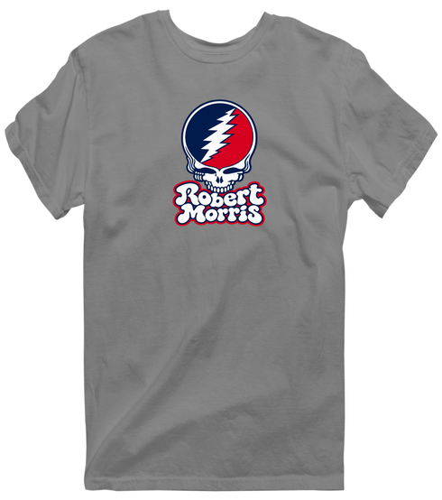 Robert Morris Stealie Premium Unisex T-Shirt — Design: Robert Morris University — Dark Heather