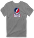 Robert Morris Stealie Premium Unisex T-Shirt — Design: Robert Morris University — Dark Heather