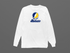 Rochester Stealie Premium Unisex Long-Sleeve — Design: Rochester University of — White