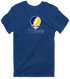 Rochester Stealie Premium Unisex T-Shirt — Design: Rochester University of — Navy