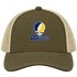 Rochester Stealie Premium Unisex Trucker Cap — Design: Rochester University of — Moss/Khaki
