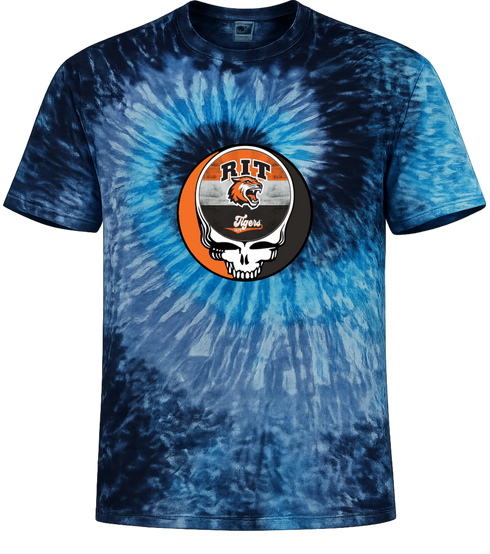 Rochetser Institure of Technology Stealie Tie-Dye T-Shirt